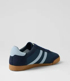 Women I LOVE BILLY Sneakers-Evaporate Navy Light Blue Microsuede Sneakers