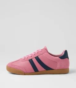 Women I LOVE BILLY Sneakers-Evaporate Pink Navy Microsuede Sneakers