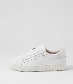 Women SUPERSOFT Comfort|Sneakers-Evening White Leather Sneakers