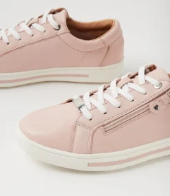Women SUPERSOFT Comfort|Sneakers-Evone Dusty Pink Leather Sneakers