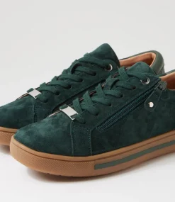 Women SUPERSOFT Comfort|Sneakers-Evone Forest Suede Leather Sneakers