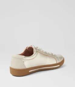 Women SUPERSOFT Comfort|Sneakers-Evone Pale Gold Leather Sneakers