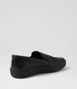 Women SUPERSOFT Comfort|Sneakers-Exercise Black Leather Sneakers