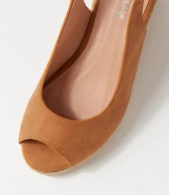 Women I LOVE BILLY Espadrilles|Heels-Fabiana Tan Nubuck Pu Espadrilles