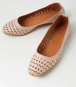 Women DIANA FERRARI Flats-Fahey Blush Leather Flat Shoes