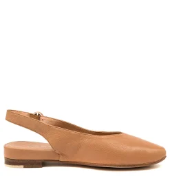 Women TOP END Flats-Fairy Dark Tan Leather Flat Shoes