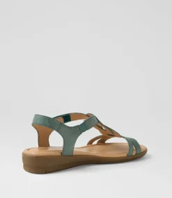 Women SUPERSOFT Flats|Sandals-Famie Ocean Leather Sandals