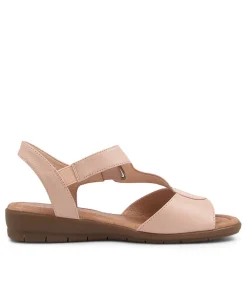 Women SUPERSOFT Comfort|Flats-Fanne2 Blush Leather Sandals
