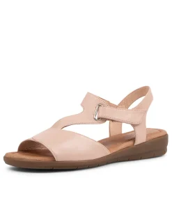 Women SUPERSOFT Comfort|Flats-Fanne2 Blush Leather Sandals