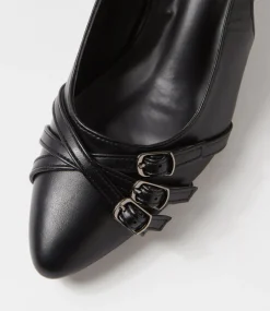 Women I LOVE BILLY Heels-Fasker Black Heels
