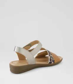 Women SUPERSOFT Comfort|Flats-Fast Tan Leopard Multi Sandals