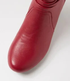 Women SUPERSOFT Boots|Comfort-Feliciity Pinot Leather Ankle Boots