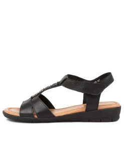 Women SUPERSOFT Flats|Comfort-FERRARO2 SU BLACK LEATHER