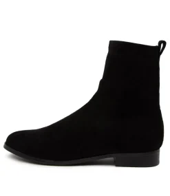 Women DIANA FERRARI Boots-FINKIS BLK STRTCH MIC SDE