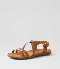 Women I LOVE BILLY Flats|Sandals-Flagrun Tan Sandals
