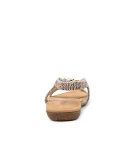 Women I LOVE BILLY Flats|Sandals-FLAIR NATURAL SNAKE MULTI