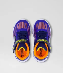 SKECHERS Sport School Shoes-Flex Glow Elite Toddler Orange Sneakers