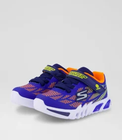 SKECHERS Sport School Shoes-Flex Glow Elite Toddler Orange Sneakers