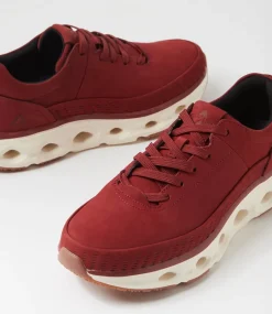 COLORADO Sneakers|Casuals-Floa Red Nubuck Sneakers