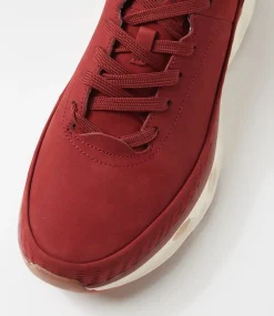 COLORADO Sneakers|Casuals-Floa Red Nubuck Sneakers