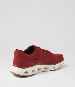 COLORADO Sneakers|Casuals-Floa Red Nubuck Sneakers