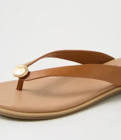 Women I LOVE BILLY Flats|Sandals-Forano Tan Sandals