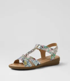 Women SUPERSOFT Comfort|Flats-Frankie2 Butterfly Party Leather Sandals