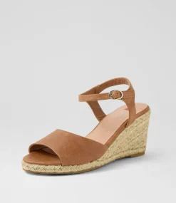 Women I LOVE BILLY Heels|Sandals-Frazzy Tan Gold Rope Sandals
