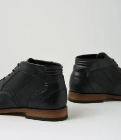 C88 by COLORADO Boots|Casuals-Fred Black Lace Up Boots