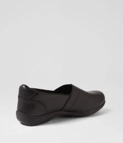Women COLORADO Comfort|Flats-Gail Black Leather Flat Shoes