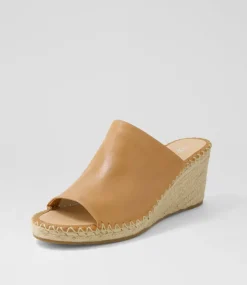 Women TOP END Heels|Sandals-Gailie Tan Natural Rope Leather Sandals