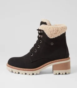 Women I LOVE BILLY Boots-Gaspish Black Ankle Boots