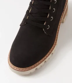 Women I LOVE BILLY Boots-Gaspish Black Ankle Boots