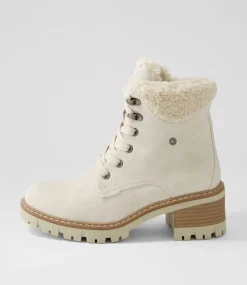 Women I LOVE BILLY Boots-Gaspish Stone Nubuck Pu Ankle Boots