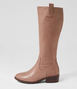 Women DIANA FERRARI Boots-GIDDY DF LT CHOC LEATHER