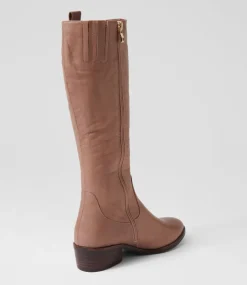 Women DIANA FERRARI Boots-GIDDY DF LT CHOC LEATHER