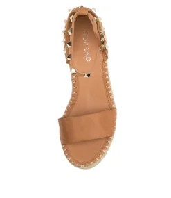 Women TOP END Espadrilles|Wedges-GIGI TAN LEATHER