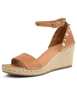 Women TOP END Espadrilles|Wedges-GIGI TAN LEATHER