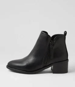 Women I LOVE BILLY Boots-Gishal Black Ankle Boots