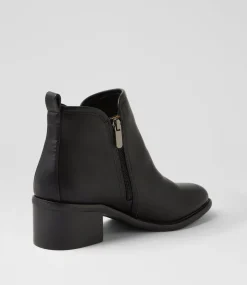 Women I LOVE BILLY Boots-Gishal Black Ankle Boots
