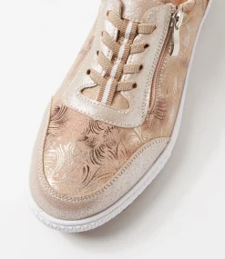 Women I LOVE BILLY Sneakers-Glampie Nude Multi Microsuede Sneakers