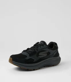 SKECHERS Sneakers|Casuals-Go Run Consistent 2 Black Charcoal Suede Sneakers
