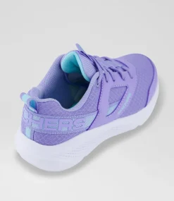 SKECHERS Sport School Shoes-Go Run Elevate Junior Lavender Sneakers