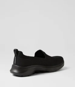 Women SKECHERS Sneakers-Go Walk 7 Black Fabric Sneakers