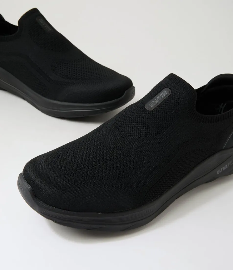 SKECHERS Sneakers-Go Walk 8 Slip On Black Knit Sneakers