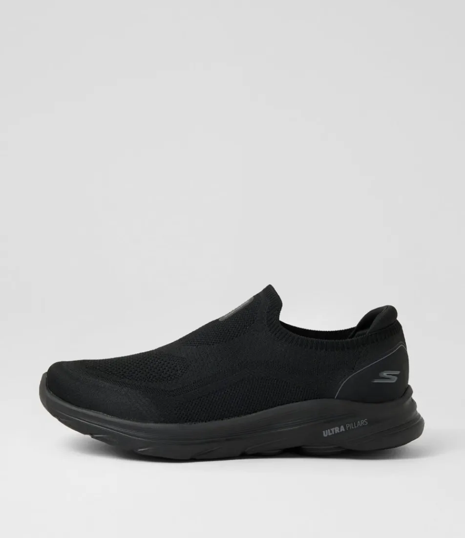 SKECHERS Sneakers-Go Walk 8 Slip On Black Knit Sneakers