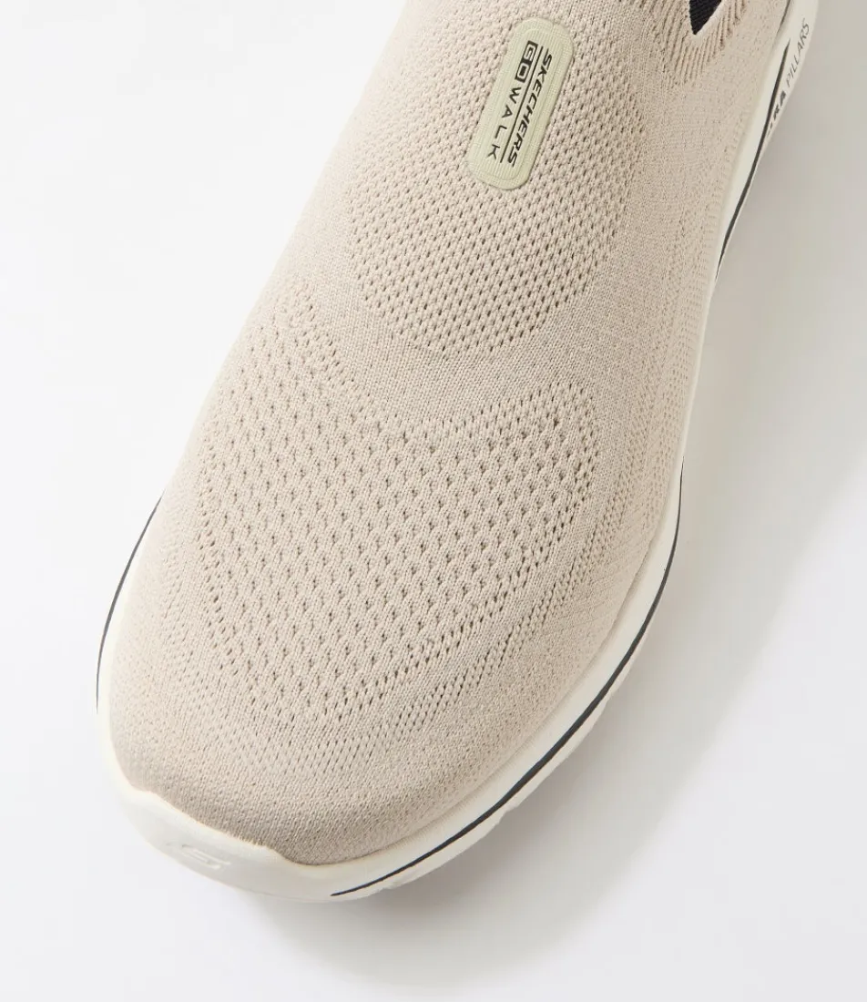 SKECHERS Sneakers-Go Walk 8 Slip On Taupe Knit Sneakers