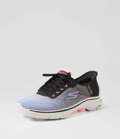 Women SKECHERS Sneakers-Go Walk 7 W Black Multi Fabric Sneakers