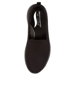 Women SKECHERS Sneakers-GO WALK ARCH FIT-GRAT BLK
