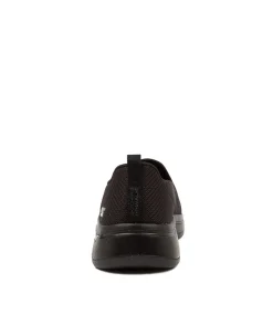 Women SKECHERS Sneakers-GO WALK ARCH FIT-GRAT BLK